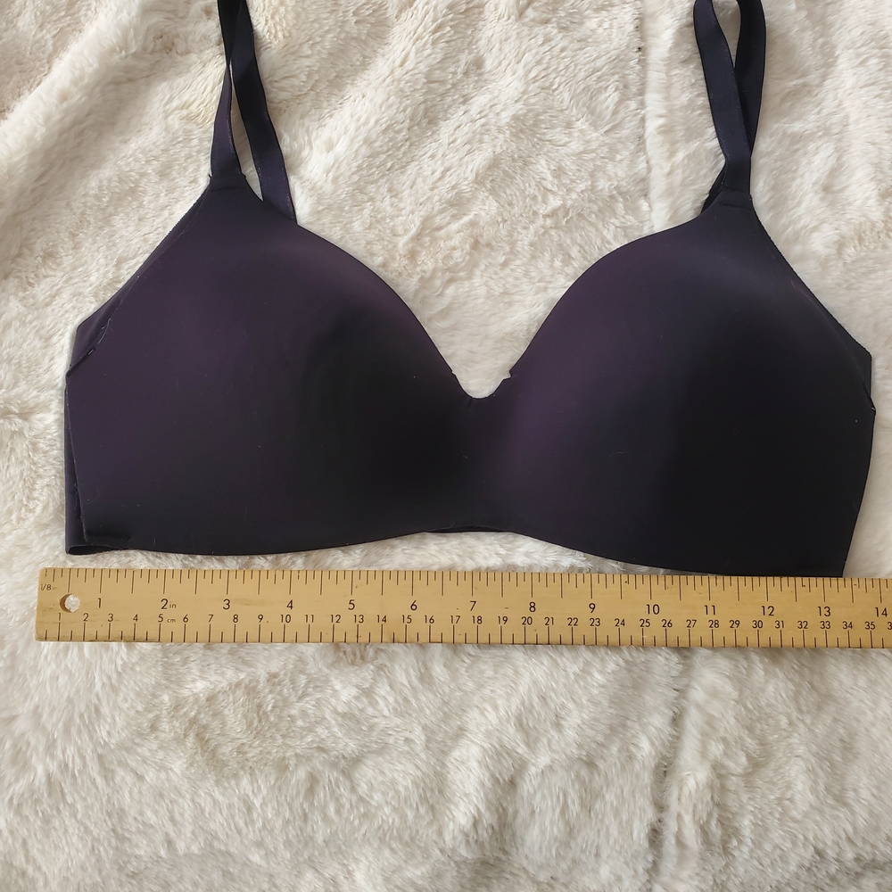 knix Black Wireless Bra - Smooth T-Shirt Style Wingwoman 32D 34D 34C - Picture 3 of 9